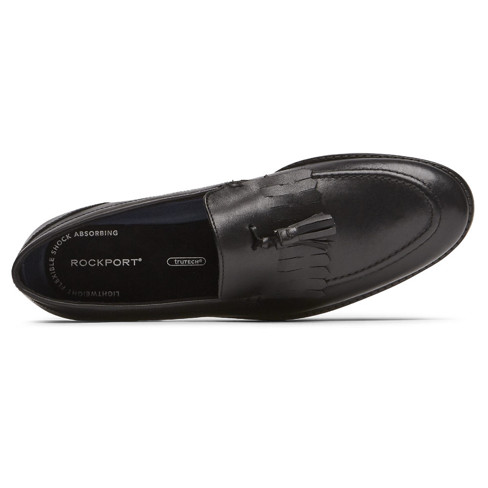 Mocassins Rockport Homem Pretas - Style Purpose 3 Tassel - 71632APYE